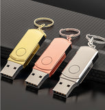 Compatible with Apple, Ultra-large capacity metal USB flash drive
