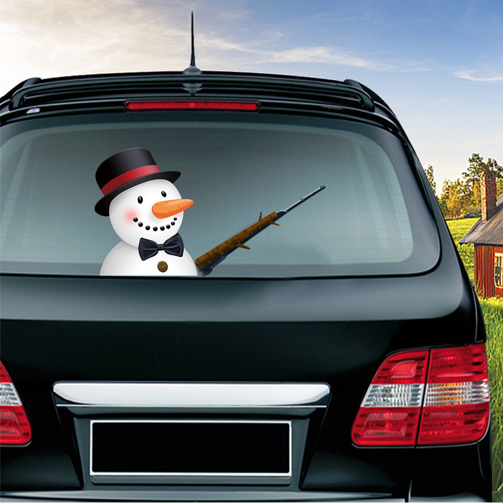 Popular Santa Claus wiper sticker can remove the car rear windshield wiper Sticker Car Stickers Popular Santa Claus wiper sticker can remove the car rear windshield wiper Sticker Car Stickers