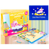Children's Hippo Bathing Puzzle Board Game