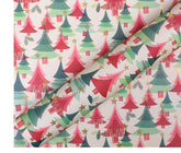 Golden powder cartoon Christmas wrapping paper gift box