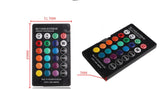 Excellent pies T10 width lamp silica gel 5050-6SMD car LED colorful RGB lights flashing license plate lamp