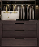 Hidden edge hardware handle