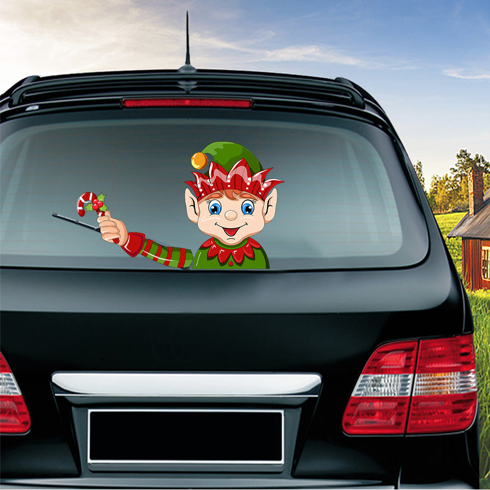 Popular Santa Claus wiper sticker can remove the car rear windshield wiper Sticker Car Stickers Popular Santa Claus wiper sticker can remove the car rear windshield wiper Sticker Car Stickers