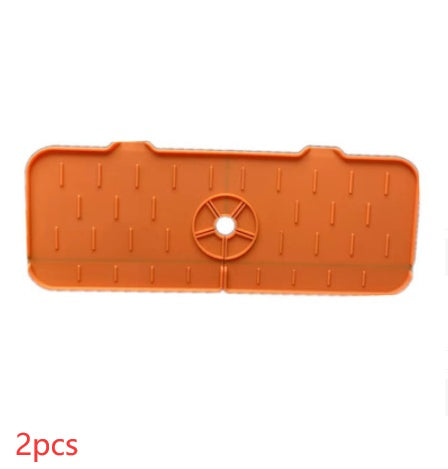 Kitchen Silicone Faucet Absorbent Mat Sink Splash Guard Silicone Faucet Splash Catcher Countertop Protector For Bathroom Kitchen Gadgets Kitchen Silicone Faucet Absorbent Mat Sink Splash Guard Silicone Faucet Splash Catcher Countertop Protector For Bathroom Kitchen Gadgets