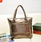 female bag new space bag down sponge bag shoulder bag cotton bag