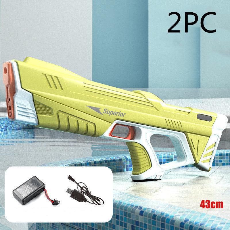 Summer Full Automatic Electric Water Gun Toy Induction Water Absorbing High-Tech Burst Water Gun Beach Outdoor Water Fight Toys Summer Full Automatic Electric Water Gun Toy Induction Water Absorbing High-Tech Burst Water Gun Beach Outdoor Water Fight Toys
