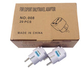 British, American, Australian And European Plugs