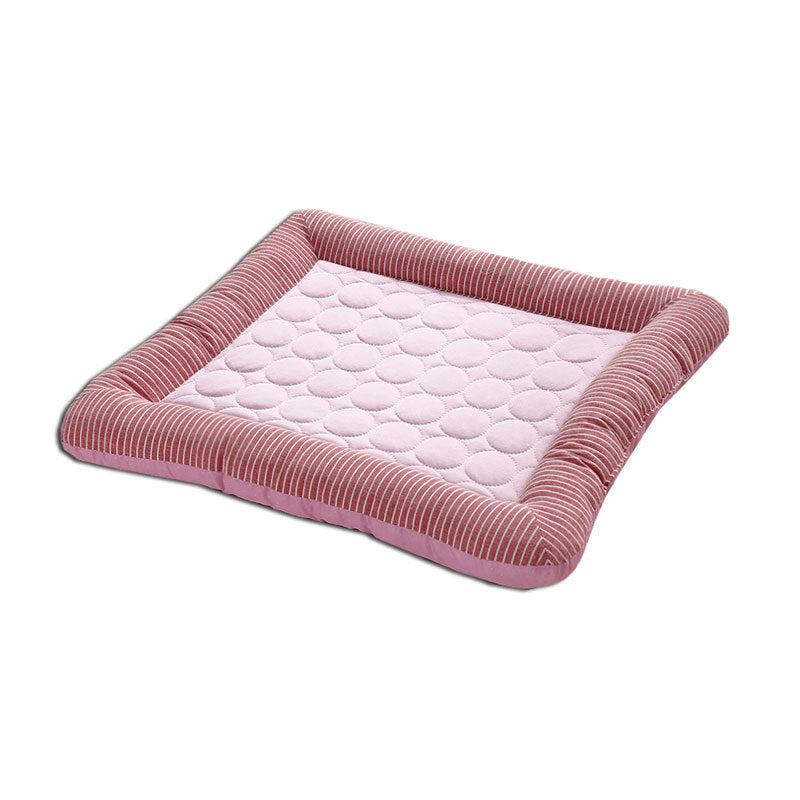Pet Cooling Pad Bed For Dogs Cats Puppy Kitten Cool Mat Pet Blanket Ice Silk Material Soft For Summer Sleeping  Blue Breathable Pet Cooling Pad Bed For Dogs Cats Puppy Kitten Cool Mat Pet Blanket Ice Silk Material Soft For Summer Sleeping  Blue Breathable