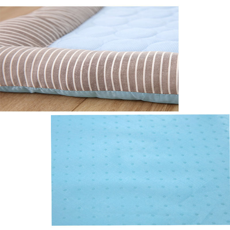 Pet Cooling Pad Bed For Dogs Cats Puppy Kitten Cool Mat Pet Blanket Ice Silk Material Soft For Summer Sleeping  Blue Breathable Pet Cooling Pad Bed For Dogs Cats Puppy Kitten Cool Mat Pet Blanket Ice Silk Material Soft For Summer Sleeping  Blue Breathable