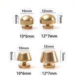 Handmade Leather Goods Pure Copper Hardware Bucket Nails