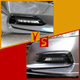 Auto Parts Front Fog Lamp Eyebrow Modification Blade Type