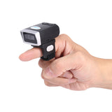 Compatible with Apple, QR Code Wireless Bluetooth Scanning Gun Portable Ring Wearable Scanner