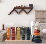 Beaded Building Blocks, Logs, Niche Construction Toys Ins