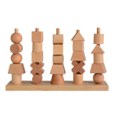 Beaded Building Blocks, Logs, Niche Construction Toys Ins