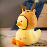 UNPUB - Duck in Animal Costume Soft Stuffed Plush Toy