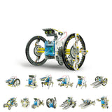 Solar Energy Deformation Robot Puzzle Toy Assembled For Children