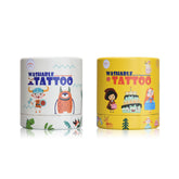 Flowermonaco Children's Tattoo Stickers Fun Waterproof Lasting Nursery Boys And Girls Baby Nail Stickers