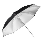Black Inner Silver Reflective Umbrella Photography Umbrella