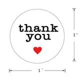 Red Heart Sealing Label Gift Wrapping Stationery Sticker