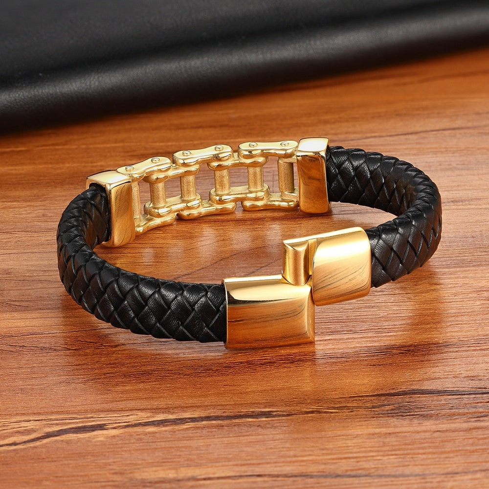 Leather Leather Braided Bracelet, Leather Bracelet, Custom Leather Bracelet, Men'S Cowhide Jewelry Leather Leather Braided Bracelet, Leather Bracelet, Custom Leather Bracelet, Men'S Cowhide Jewelry