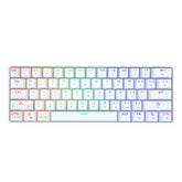 Клавиатураи бесими Bluetooth бо клавиатураи механикии клавиатураи ранги PBT