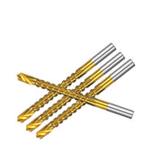 Saw And Drill All-In-One Twist Drill Bit, Multi-Function Metal Rotor Woodworking Electric Drill Bit High-Speed Steel Punching Slotting Serration