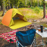 Sunscreen Shelter Tent Anti-UV Pop Up Beach Canopy Outdoor Camping Hiking Tent Traveling Easy Carrying Portable Parts