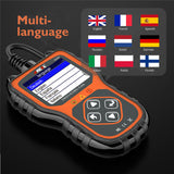Анҷел As200 Obd2 сканер асбоби ташхиси мошин Таҷҳизоти санҷиши муҳаррики версияи бисёрзабона дар хориҷа