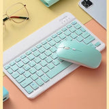 Compatible with Apple, Color Macaron Ultra-Thin Wireless Keyboard And Mouse