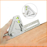 Triangular Level Multifunctional Woodworking Triangle Ruler Angle Ruler Revolutionary Carpentry Tool Measuring Tools