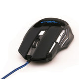 7-тугмаи муши бозикунии USB рангин дурахшон