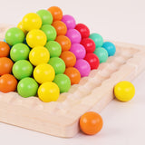 Wooden Beads Toys, Xiaoxiaole, Two In One, Attention Training, Early Education, Children'S Educational Aids