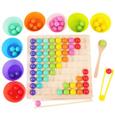 Wooden Beads Toys, Xiaoxiaole, Two In One, Attention Training, Early Education, Children'S Educational Aids