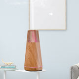 Newest Electric Essential Oil Aroma Diffuser Natural Wood Grain Ultrasonic Aroma Humidifier