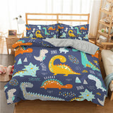 3D Digital Printing Cartoon Bedding Three-Piece Bedding Quilt Cover Pillowcase