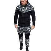 Hooded Sweater Suit Men'S Slim Fashion