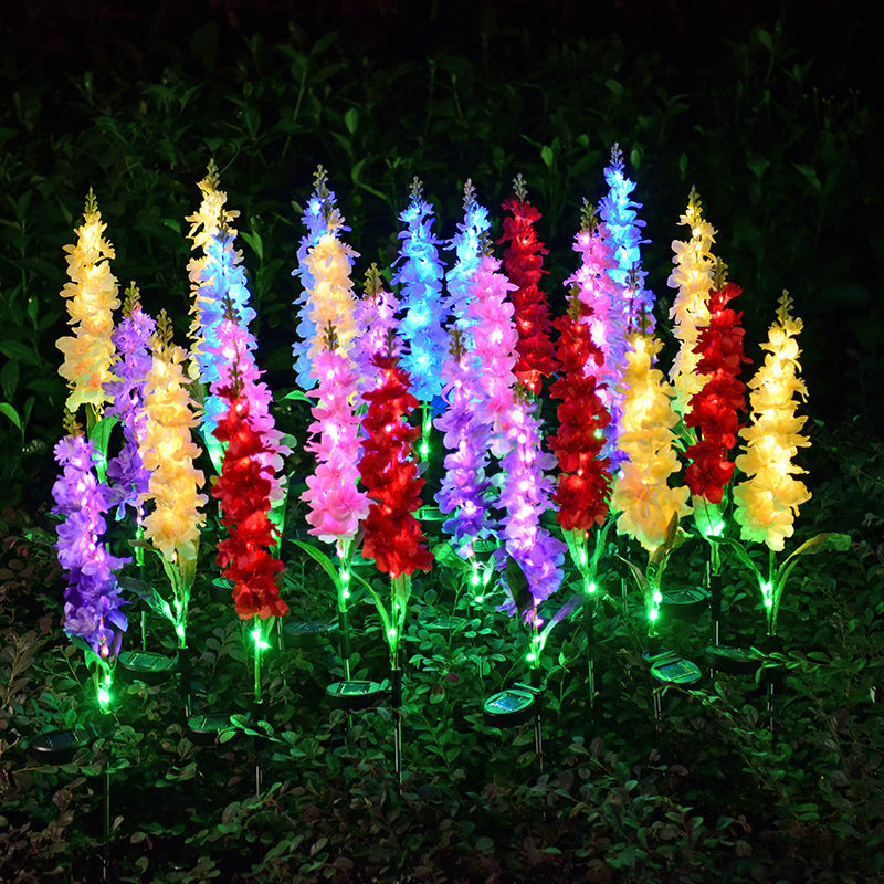 Solar Light LED Violet Lawn Light Outdoor Waterproof Garden Courtyard Park Path Corridor Lawn Decorative Lighting Solar Light LED Violet Lawn Light Outdoor Waterproof Garden Courtyard Park Path Corridor Lawn Decorative Lighting