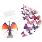 Three-dimensional Simulation Butterfly Wall Stickers Refrigerator Stickers Wedding Decoration Brooch Hair Accessories Stickers
