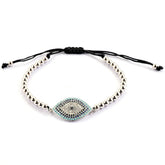 Custom Smart Turkey Blue Eyes Bracelet For Girls Jewelry
