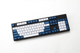 Laser Engraving Keycap Blue And White Mechanical Keyboard
