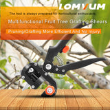 Seedling Grafting Pliers Garden Orchard Tree Scissors Grafting Pruner Gift 2 Blade Fruit Tree Pruning Chopper Gardening Tools
