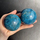Табиӣ Crystal Ball Blue Apatite Ball Blue Apatite ноҳамвор