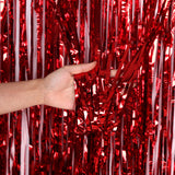 PET Bright Rain Silk Curtain Photo Background Wall Decoration