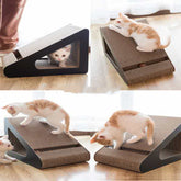 Triangle Cat Scratch Board чангол Sharpener Cat Scratch Post