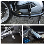 Motorcycle Pedal Pedal Aluminum Alloy Round Folding Pedal Motorcycle Modification Parts