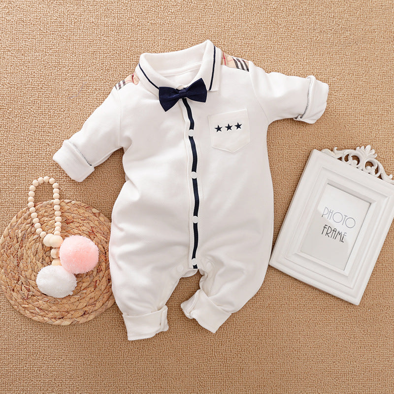 Gentleman's Baby Clothes, Long-sleeved Baby Clothes, Gentleman's Romper Gentleman's Baby Clothes, Long-sleeved Baby Clothes, Gentleman's Romper