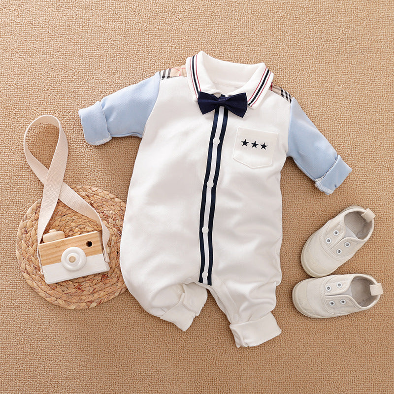 Gentleman's Baby Clothes, Long-sleeved Baby Clothes, Gentleman's Romper Gentleman's Baby Clothes, Long-sleeved Baby Clothes, Gentleman's Romper