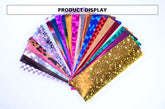 24 Sheets Nail Art Foils Laser Shinning Mixed Beauty Transfer Tips Sticker Craft DIY Universe Decorations