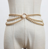 Fashion Decorative Dress With Skirt Belt Accessories