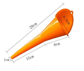Long Mouth Multifunctional Funnel Plastic Oil Funnel Motorcycle Car Fueling Funnel
